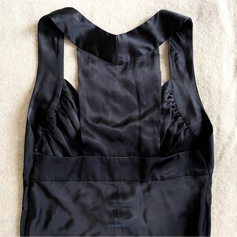 NWT Emerson fry Violetta slip dress in black silk - Picture 11 of 11